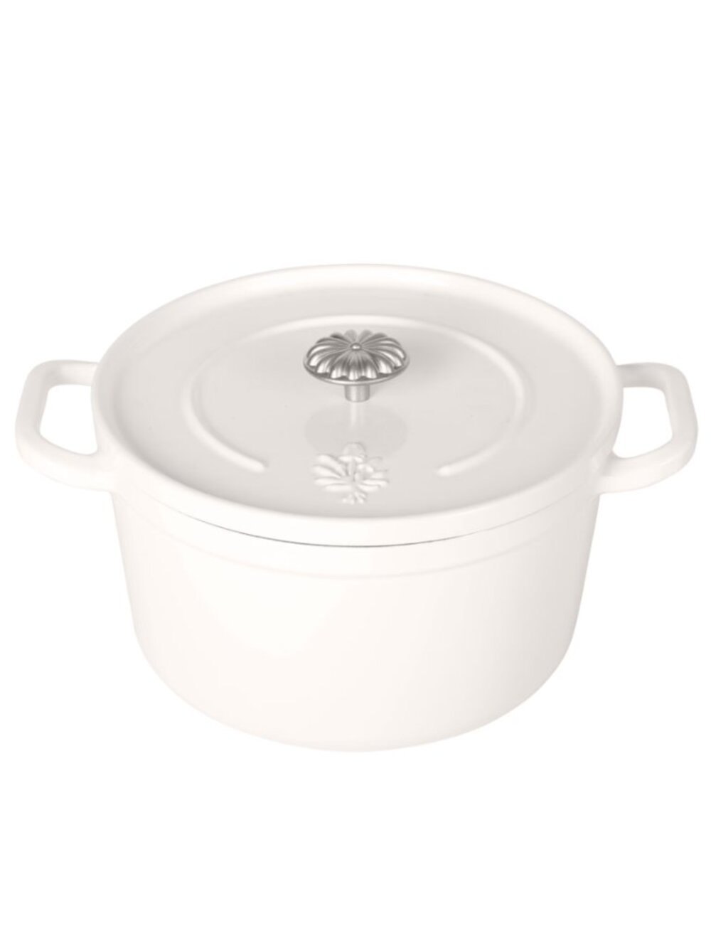 The Pioneer Woman Home White lid Agatha Enameled Cast Iron 5-Quart Dutch Oven
